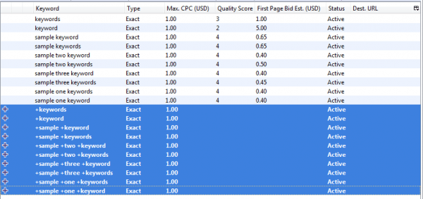 Google AdWords Editor: Completed Text Replacement cropped Google AdWords Editor: Completed Text Replacement